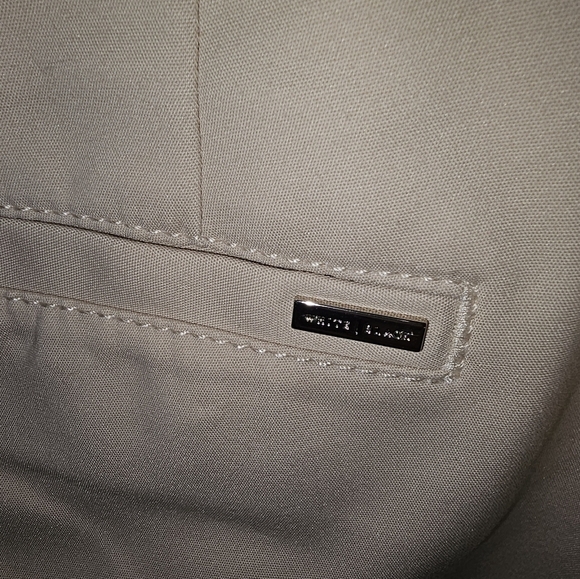 White House Black Market Tan Slim Ankle Mid-Rise Stretch Trouser Pants SZ 6 "G" - Picture 4 of 6